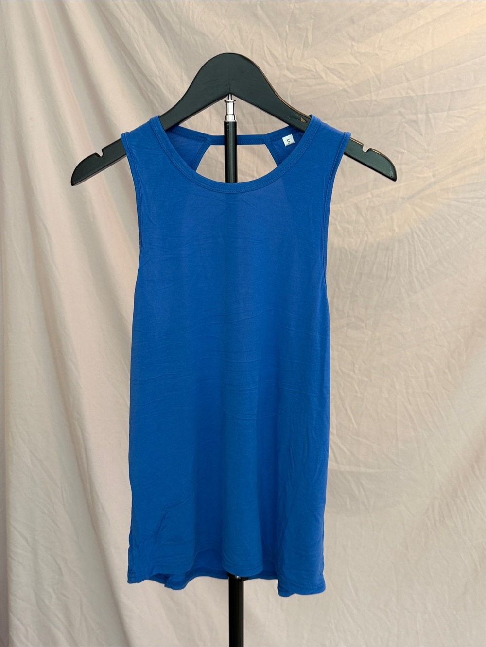 Blue Sleeveless Women's Tank Top